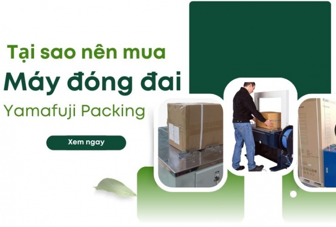 Tại sao nên mua máy đóng đai tại Yamafuji Packing