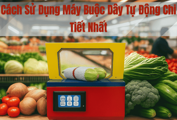 Cách Sử Dụng Máy Buộc Dây Tự Động Chi Tiết Nhất