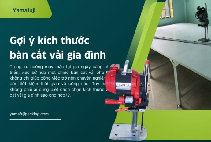 Gợi ý kích thước bàn cắt vải gia đình chuẩn theo không gian