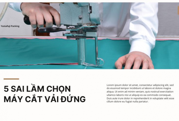5 Sai lầm chọn máy cắt vải đứng phổ biến - Bạn đã mắc phải?
