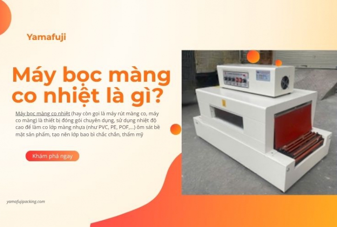 Máy bọc màng co nhiệt là gì? Khám phá ngay