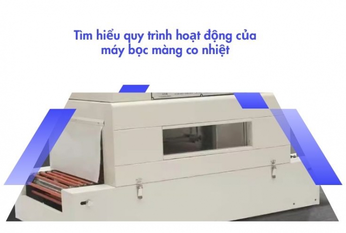 Tìm hiểu quy trình hoạt động của máy bọc màng co nhiệt
