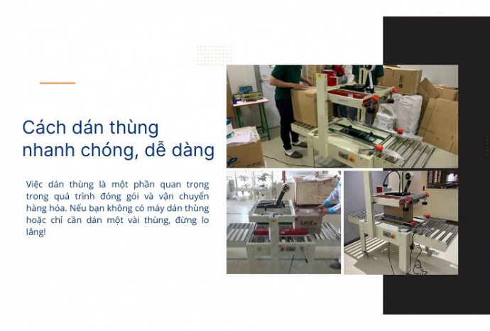 Quy trình sử dụng máy dán thùng carton đúng chuẩn kĩ thuật