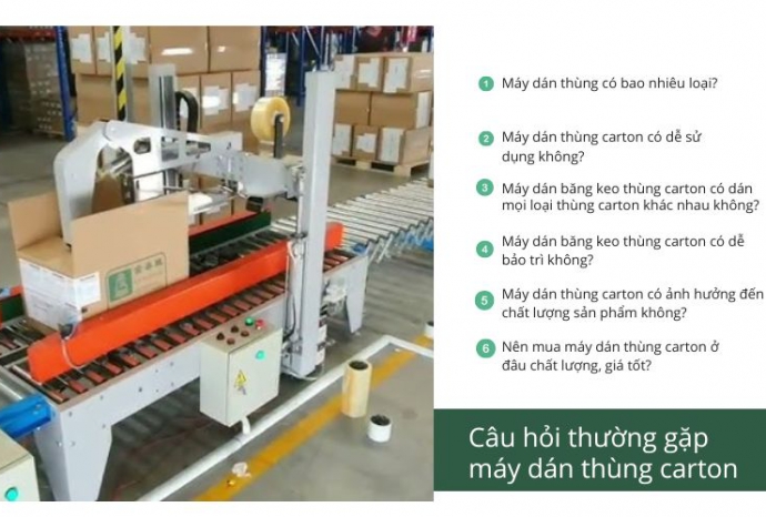 Góc giải đáp: Top câu hỏi thường gặp về máy dán thùng carton