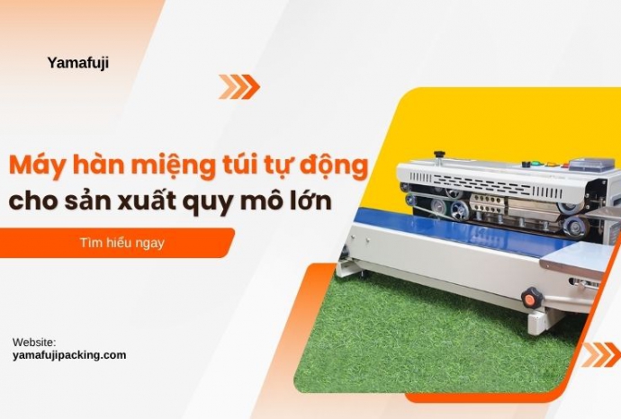 Máy hàn miệng túi tự động cho sản xuất quy mô lớn