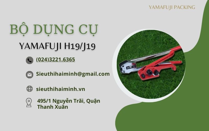 Bộ dụng cụ siết kẹp đai nhựa Yamafuji H19/J19