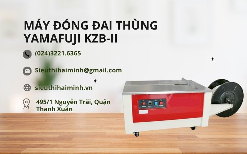 Máy đóng đai thùng Yamafuji KZB-II