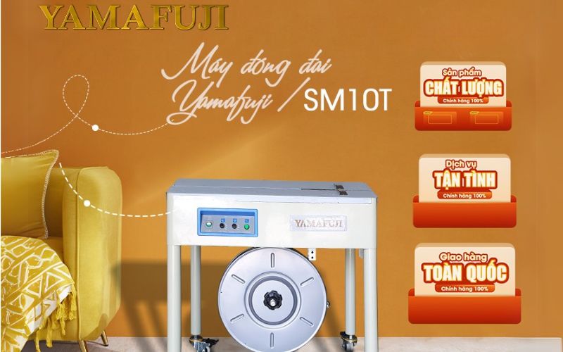 Máy đóng đai thùng Yamafuji SM10T (2 motor)