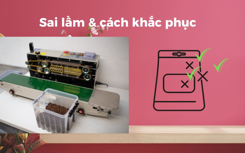 Các sai lầm khi sử dụng máy hàn miệng túi & cách khắc phục