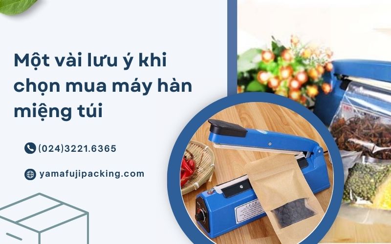 Một vài lưu ý khi mua máy hàn miệng túi chất lượng