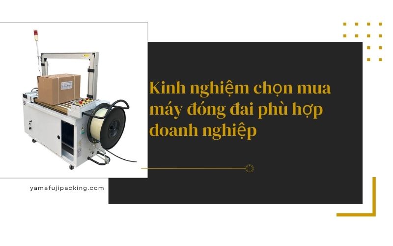 Kinh nghiệm chọn mua máy đóng đai phù hợp với doanh nghiệp