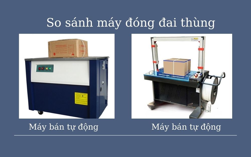 Các loại máy đóng đai thùng