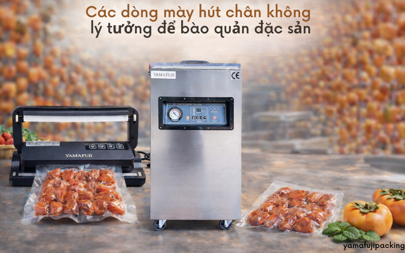 Các dòng máy hút chân không lý tưởng để bảo quản đặc sản
