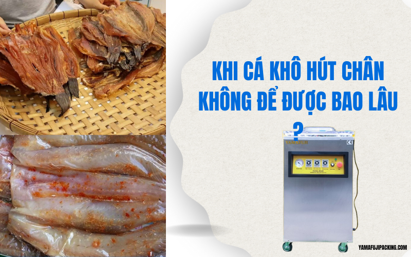 Khi cá khô hút chân không để được bao lâu
