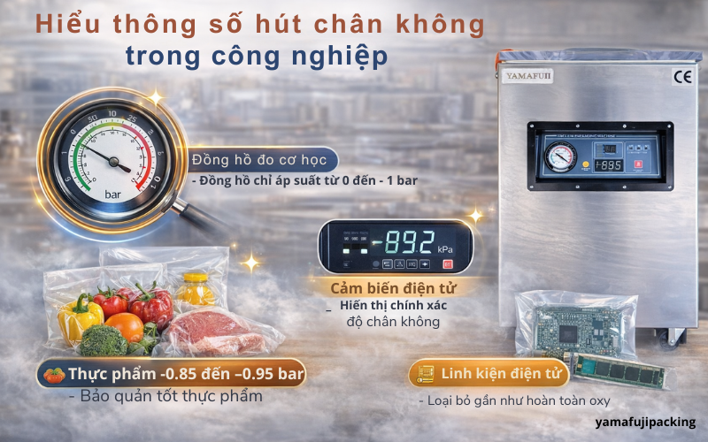 Hiểu thông số hút chân không trong công nghiệp