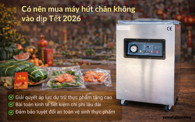 Có nên mua máy hút chân không vào dịp Tết 2026 không?