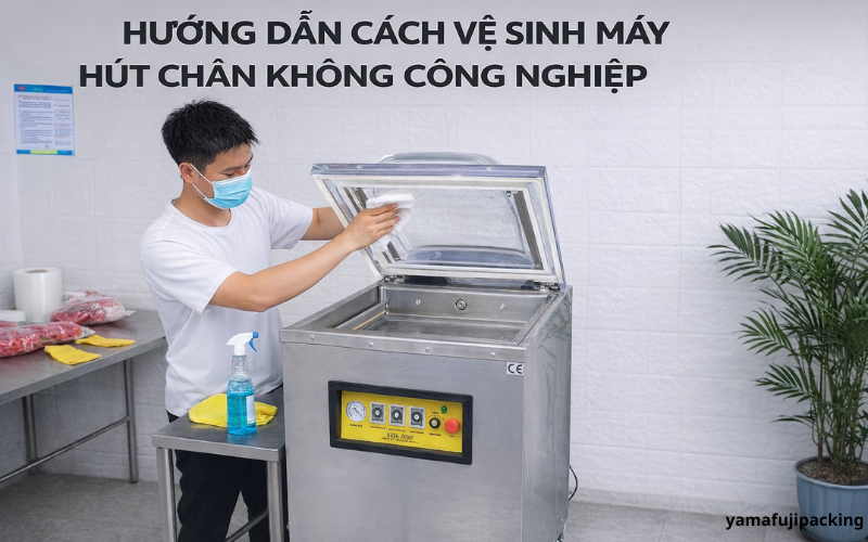 Hướng dẫn cách vệ sinh máy hút chân không công nghiệp đúng cách