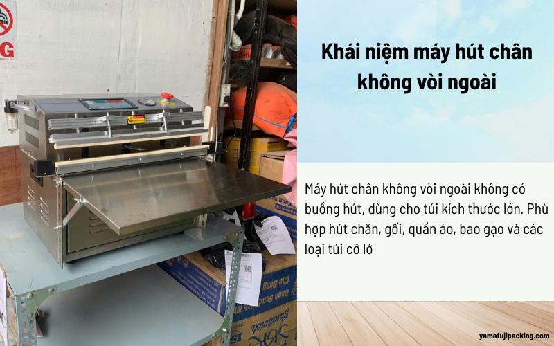 Khái niệm máy hút chân không vòi ngoài