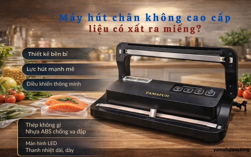 Máy hút chân không cao cấp liệu có xắt ra miếng?