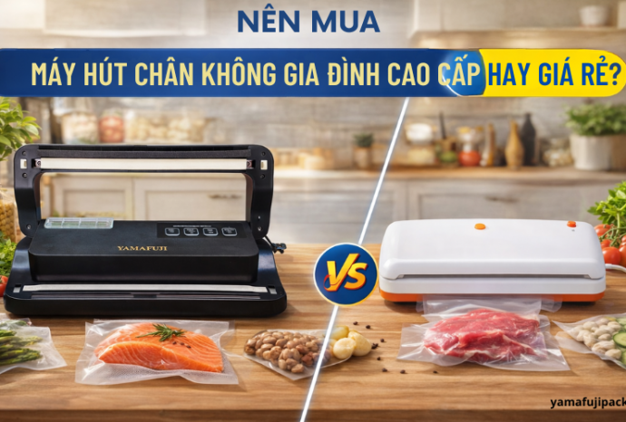 Nên mua máy hút chân không gia đình cao cấp hay giá rẻ? Ưu nhược điểm