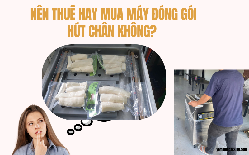 Nên thuê hay mua máy đóng gói hút chân không? [Tư vấn chi tiết]