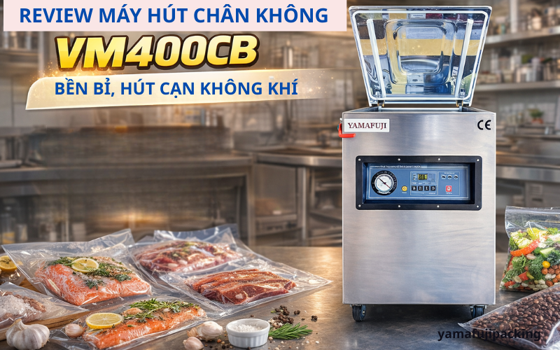 Review máy hút chân không VM400CB bền bỉ, hút cạn không khí