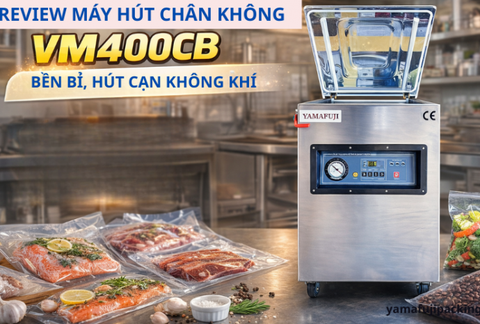 Review máy hút chân không VM400CB bền bỉ, hút cạn không khí