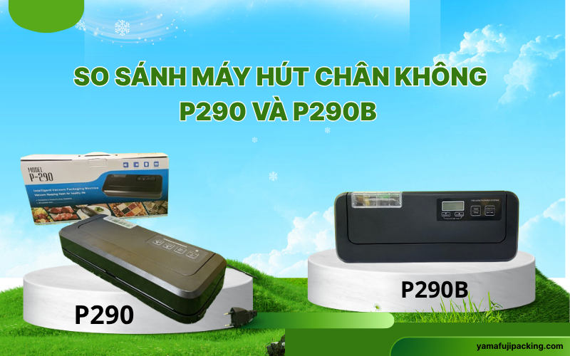 So sánh máy hút chân không P290 và P290B - Nên mua loại nào?