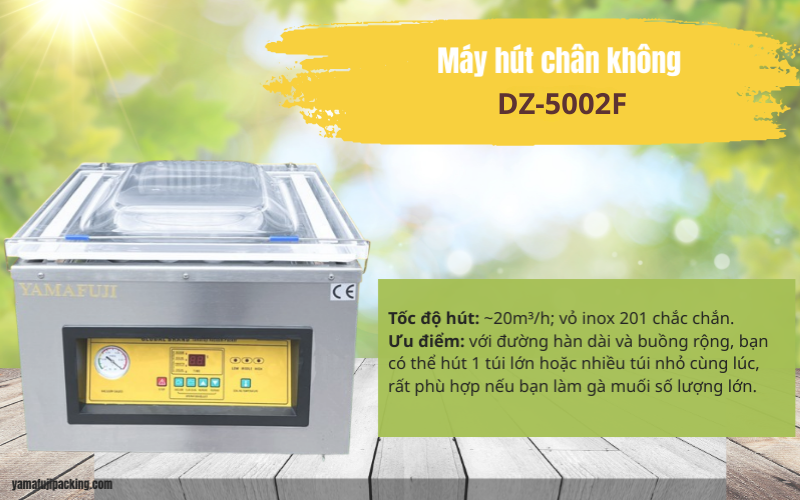 Máy hút chân không Yamafuji DZ-5002F