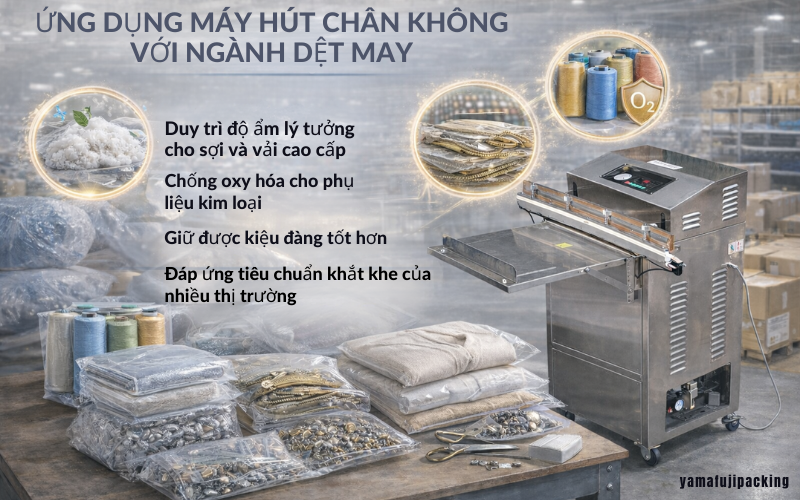 Máy hút chân không xử lý hàng tồn kho và tối ưu không gian  