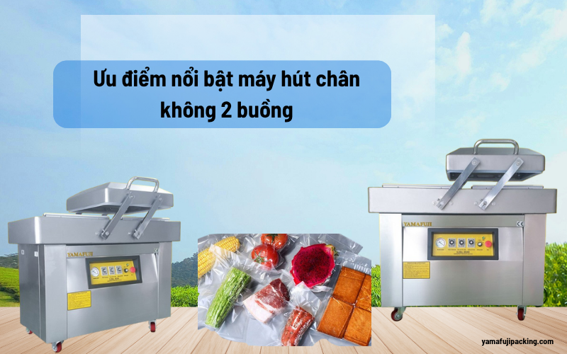 Ưu điểm nổi bật máy hút chân không 2 buồng