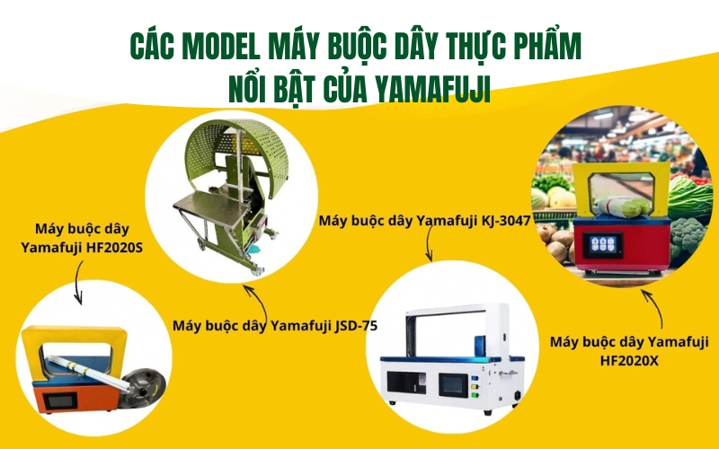 Các model máy buộc dây thực phẩm nổi bật của Yamafuji