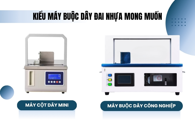 Kiểu máy buộc dây đai nhựa mong muốn
