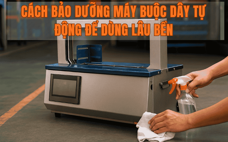 Cách Bảo Dưỡng Máy Buộc Dây Tự Động Để Dùng Lâu Bền