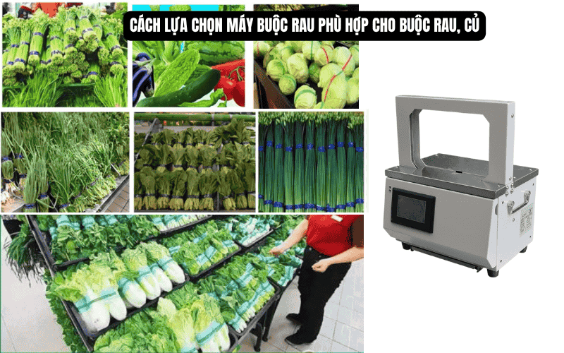 Cách lựa chọn máy buộc rau phù hợp cho buộc rau, củ