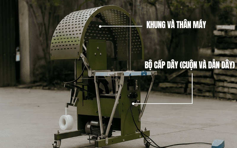 Cấu tạo máy buộc dây 1
