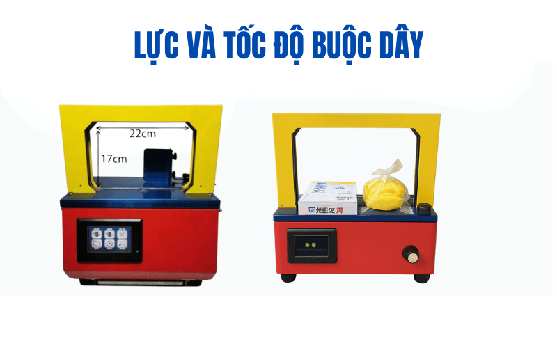 Lực và tốc độ buộc dây