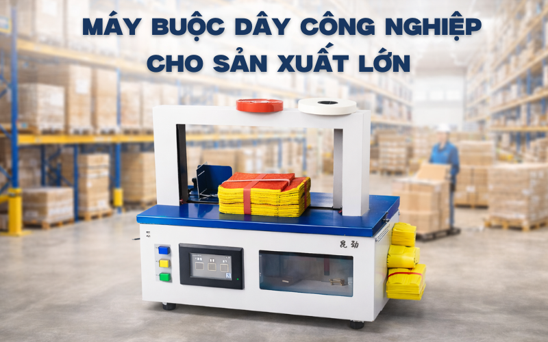 Máy buộc dây công nghiệp cho sản xuất lớn