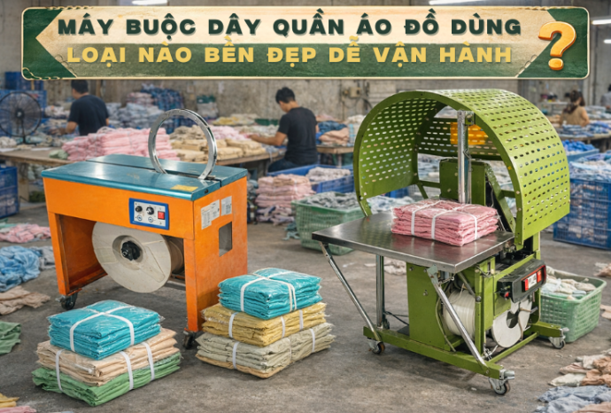 Máy Buộc Dây Quần Áo Đồ Dùng Loại Nào Bền Đẹp Dễ Vận Hành