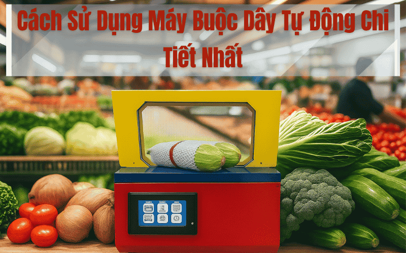 Cách Sử Dụng Máy Buộc Dây Tự Động Chi Tiết Nhất