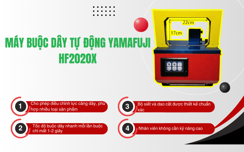 Máy buộc dây tự động Yamafuji HF2020X