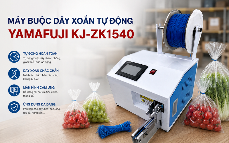 Máy buộc dây xoắn tự động Yamafuji KJ-ZK1540
