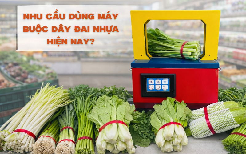 Nhu cầu dùng máy buộc dây đai nhựa hiện nay?