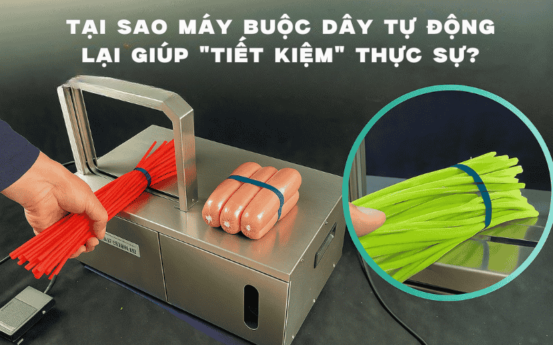 Máy buộc dây tự động có tốn điện như bạn nghĩ