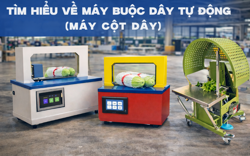 Tìm hiểu về máy buộc dây tự động (Máy cột dây)