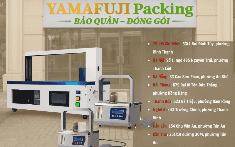 Yamafuji địa chỉ bán máy buộc dây chính hãng