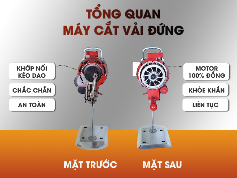 Chi tiết máy cắt vải đứng Yamafuji VMK3-8