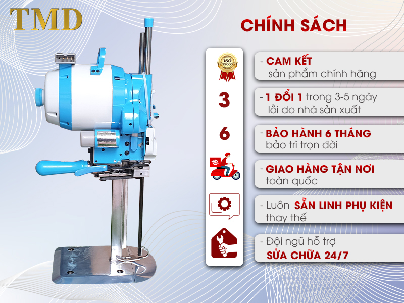 Chính sách mua máy cắt vải