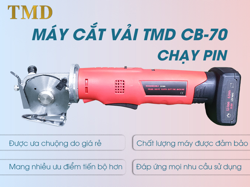 Giới thiệu máy cắt vải TMD CB-70