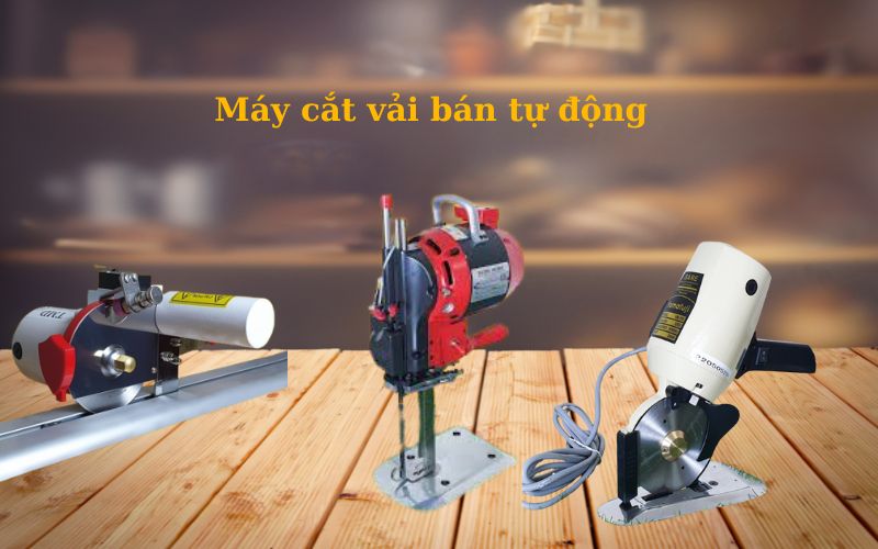 Máy cắt vải bán tự động 